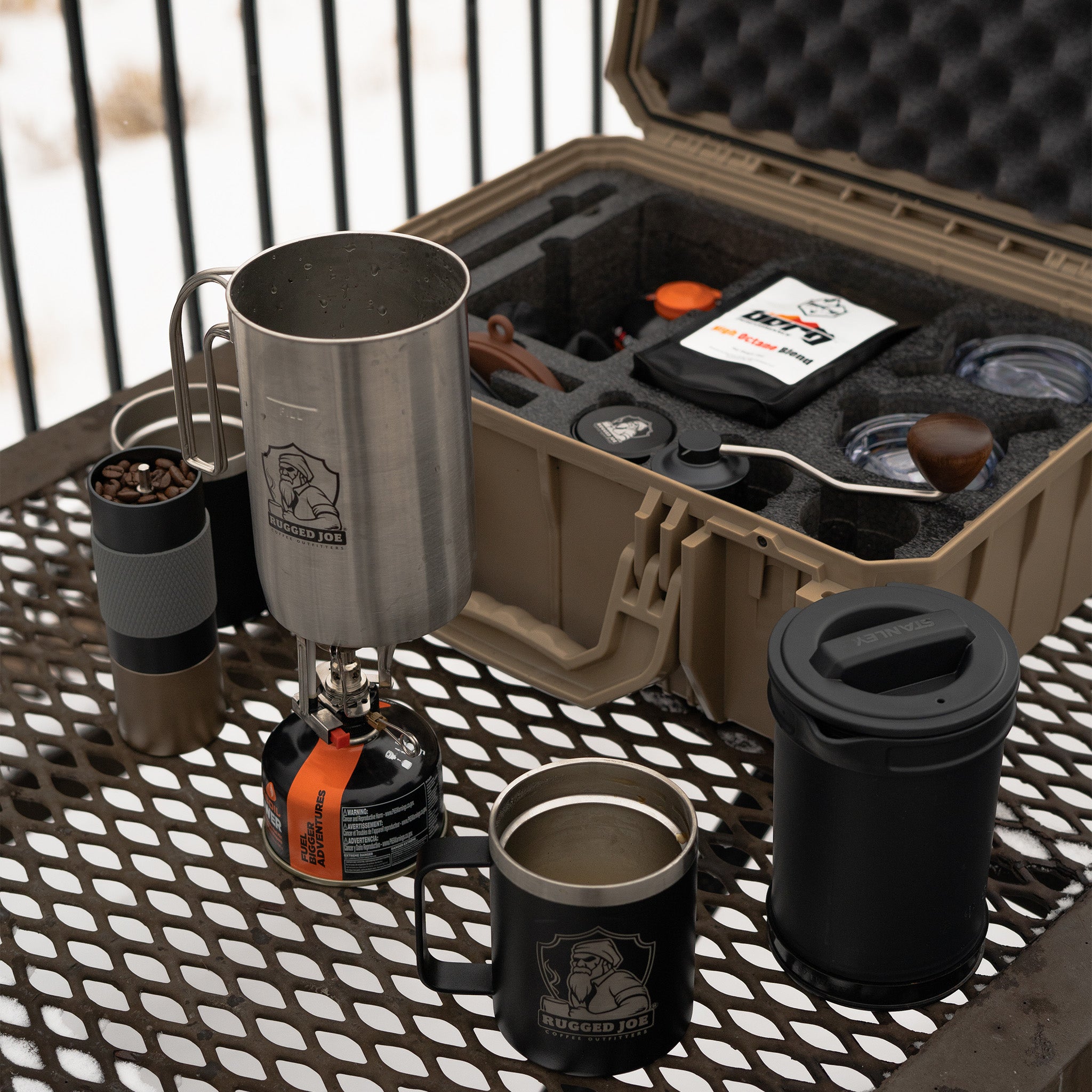 MOUNTAIN RESEARCH & PINOWORKS OD缶セット Berg Peaks Trail Brew Kit by Rugged Joe – Berg Peaks Off-Road