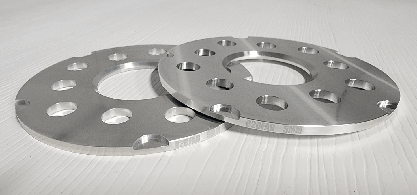 B2BFAB 5mm, Wheel Spacer pair, 5x100/5x112 - Berg Peaks Off-Road