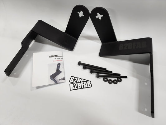 B2BFAB Atlas Auxiliary Light Bracket, for 2020+ facelift Atlas models - Berg Peaks Off-Road