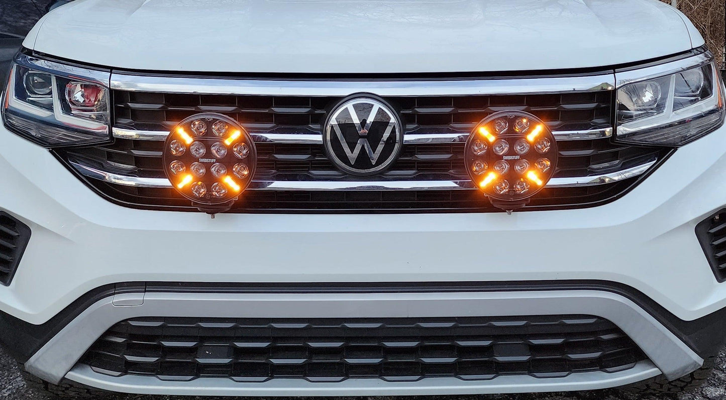 B2BFAB Atlas Auxiliary Light Bracket, for 2020+ facelift Atlas models - Berg Peaks Off-Road