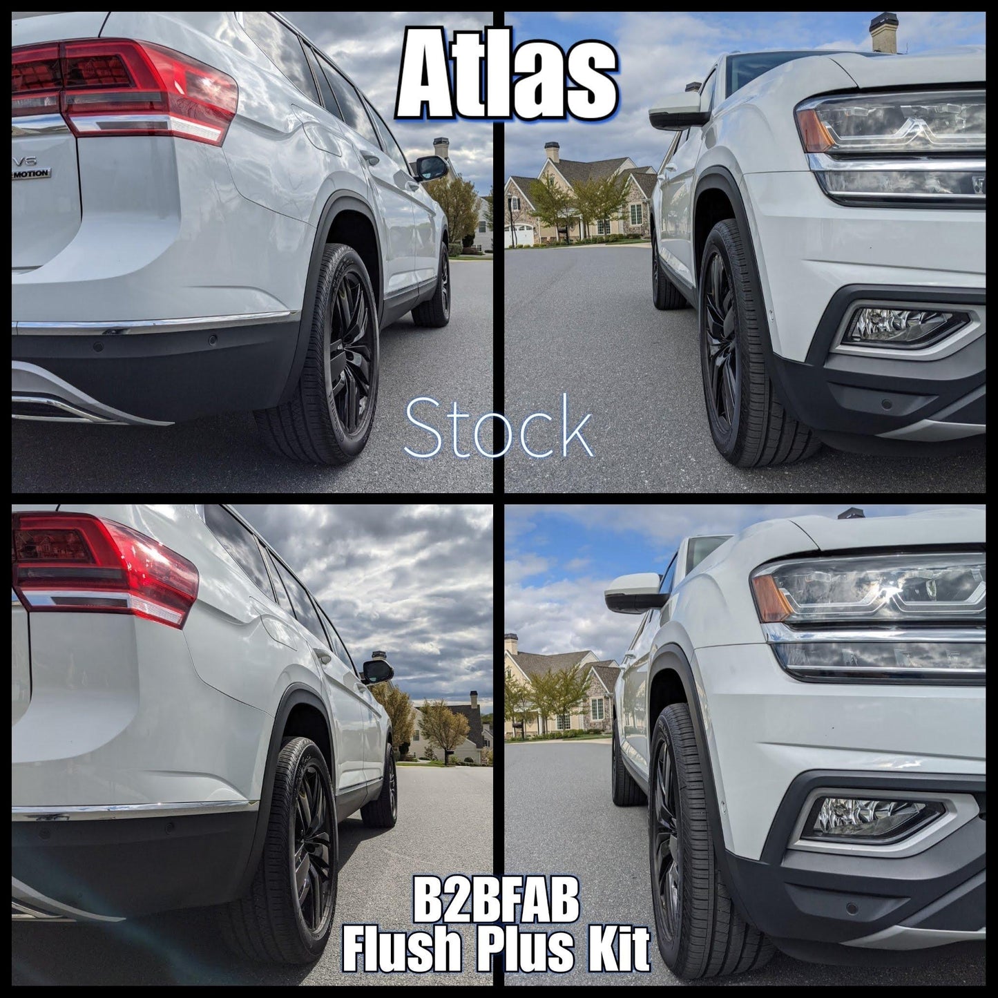 B2BFAB Atlas / Cross Sport Flush Plus, wheel spacer kit w/hardware (20/25mm) - Berg Peaks Off-Road