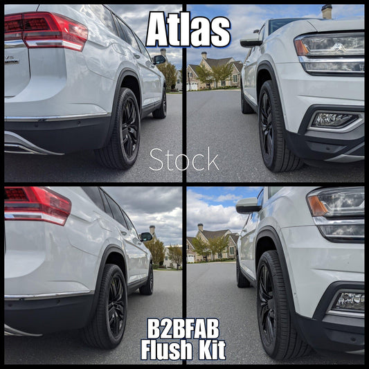 B2BFAB Atlas / Cross Sport Flush, wheel spacer kit w/hardware (15/20mm) - Berg Peaks Off-Road