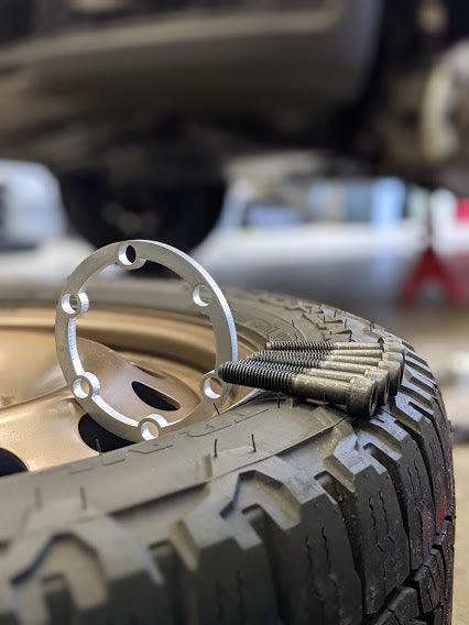 B2BFAB Axle Spacer Kit, for Alltrack / Golf / GTI / Sportwagen, Mk4/5/6/7 w/108mm axles - Berg Peaks Off-Road