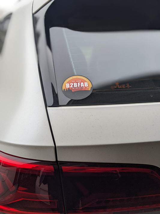 B2BFAB "Crafted For Adventure" Die-cut Sticker - Berg Peaks Off-Road