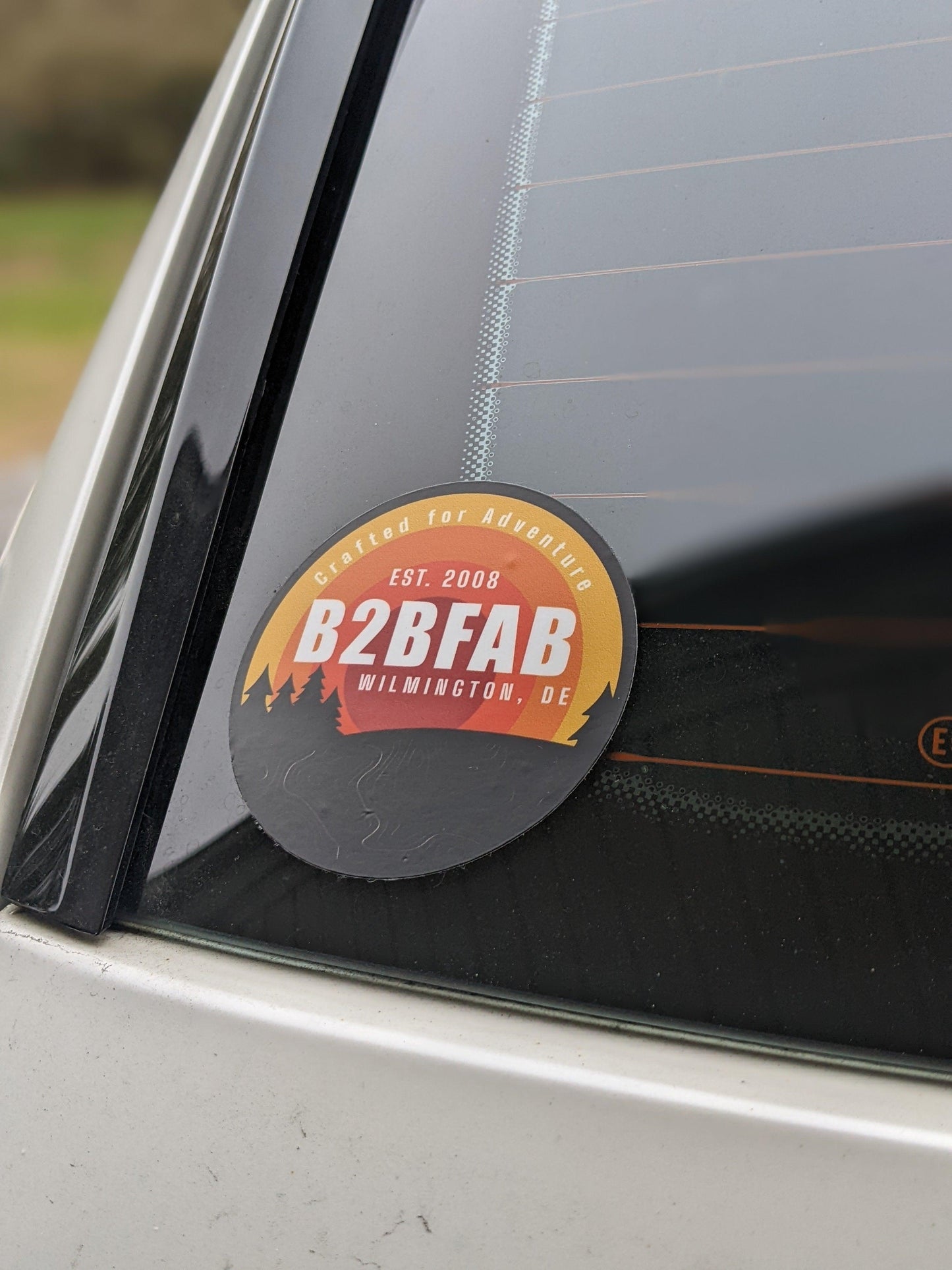 B2BFAB "Crafted For Adventure" Die-cut Sticker - Berg Peaks Off-Road