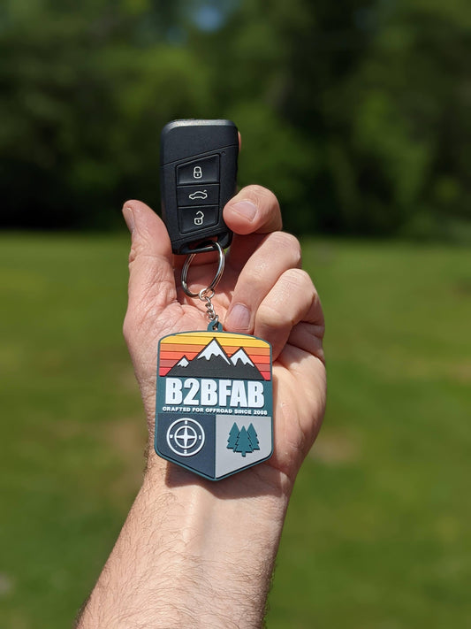 B2BFAB "Crafted For Offroad" Key Chain - Berg Peaks Off-Road