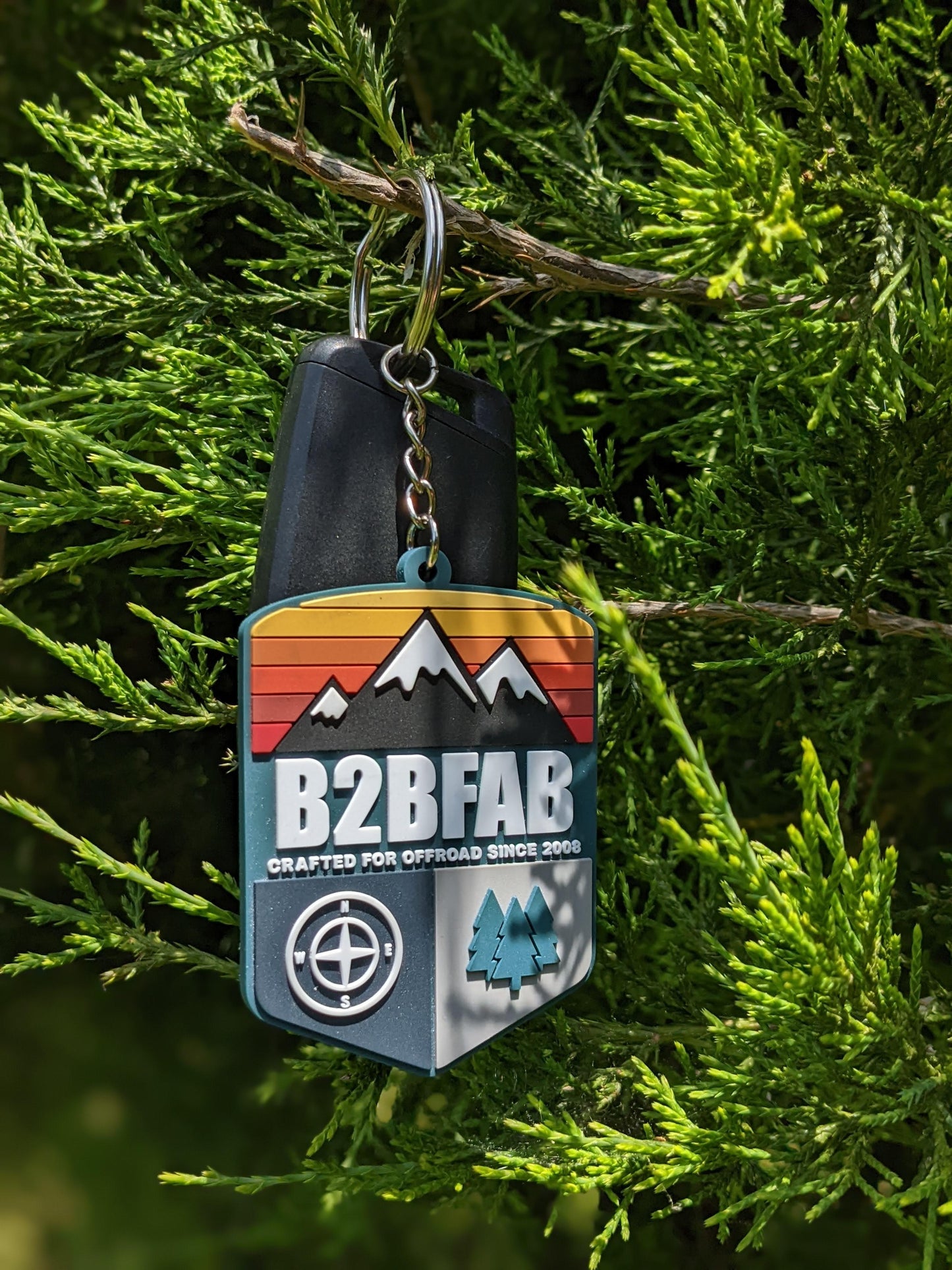 B2BFAB "Crafted For Offroad" Key Chain - Berg Peaks Off-Road