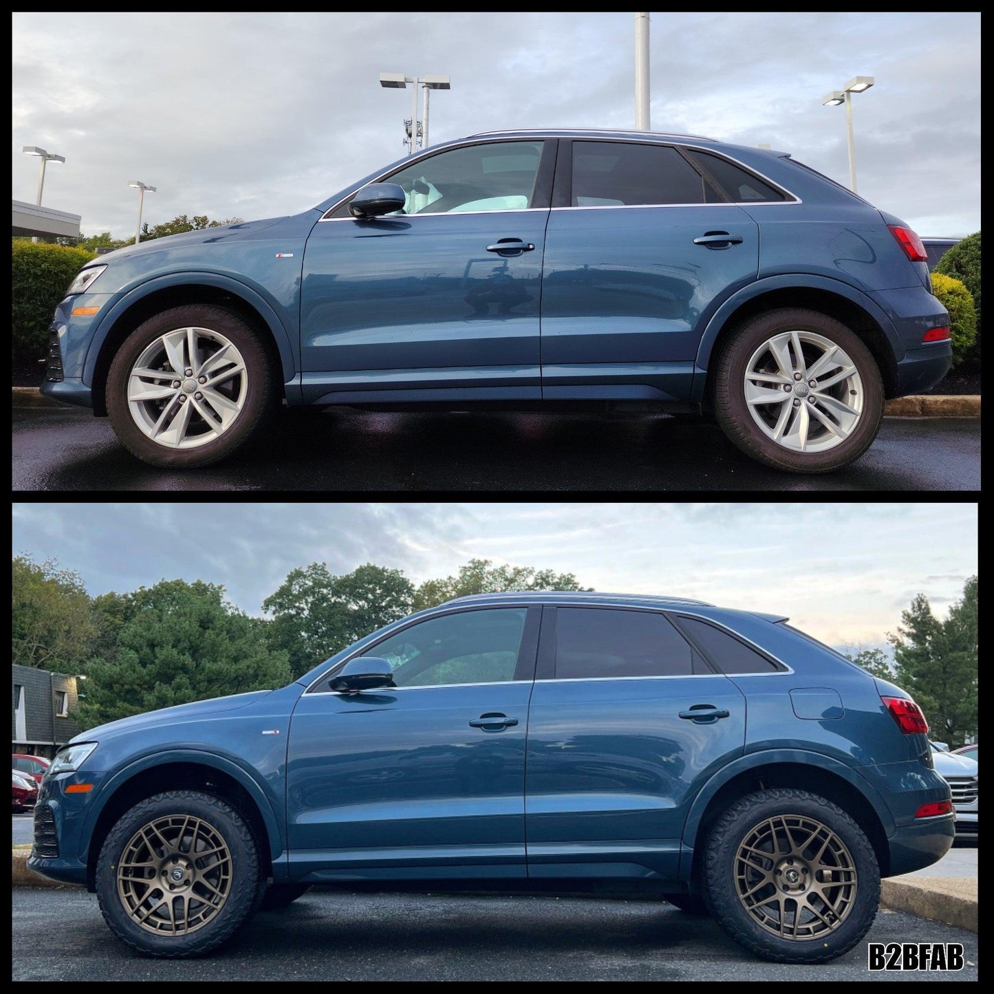 B2BFAB Mk1 Audi Q3 Camber Correcting Lift Kit - Berg Peaks Off-Road