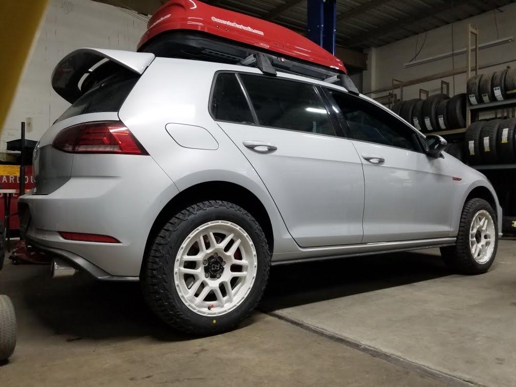 B2BFAB Mk7 GTI / Golf R / E-Golf Camber Correcting Lift Kit - Berg Peaks Off-Road