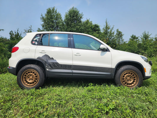 B2BFAB Mountain Side Graphics Package - Berg Peaks Off-Road