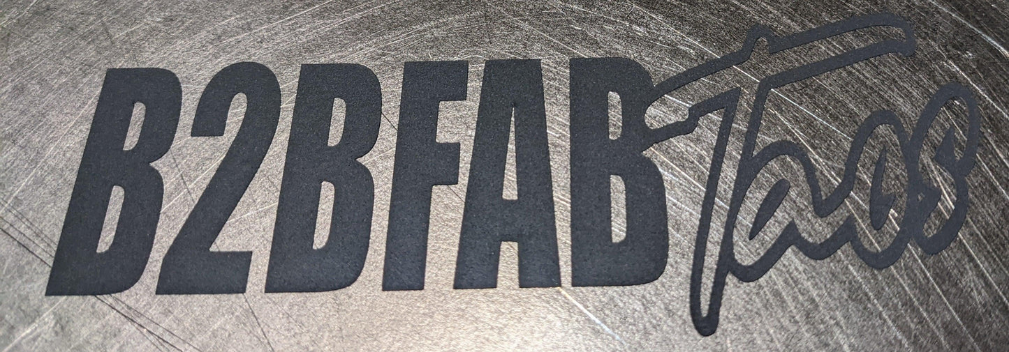 "B2BFAB Taos" Splash Style Die-cut Vinyl - Berg Peaks Off-Road