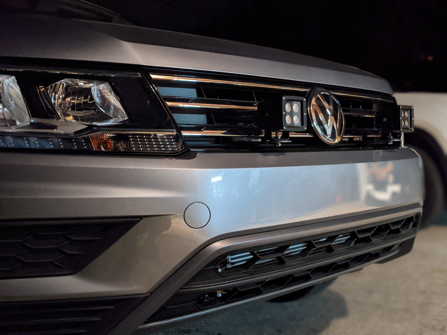 B2BFAB Tiguan Auxiliary Light Bracket, for 2018 to 2021 pre-facelift Tiguan models - Berg Peaks Off-Road