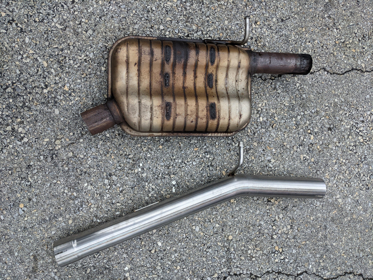 B2BFAB TrackPipe, Resonator Delete Pipe for Golf Alltrack / 4 Motion Sportwagen - Berg Peaks Off-Road