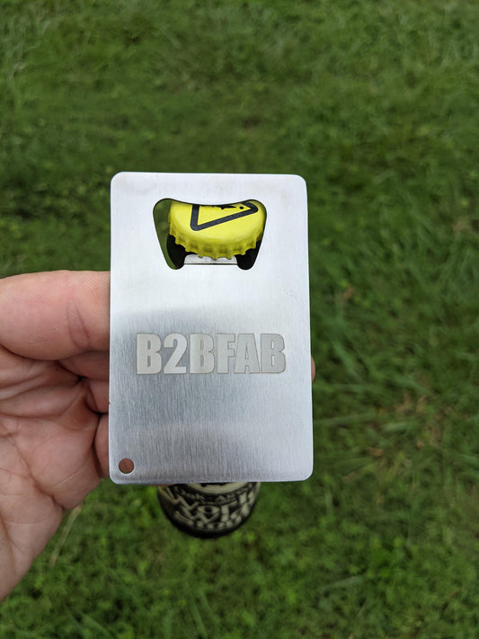 B2BFAB Wallet Size Bottle Opener - Berg Peaks Off-Road
