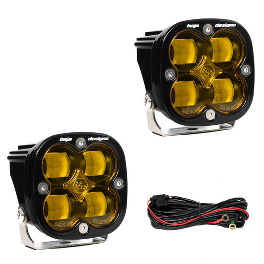 Baja Designs Squadron SAE LED Auxiliary Light Pod Pair - Universal