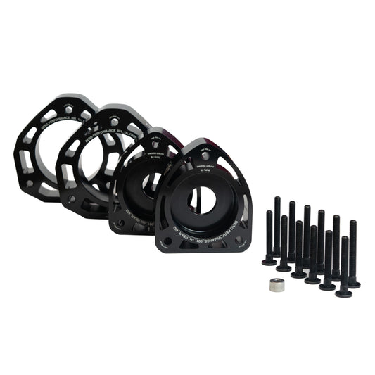 Close-up of Berg Peaks lift components for Porsche 991 911 laid out as a complete bundle