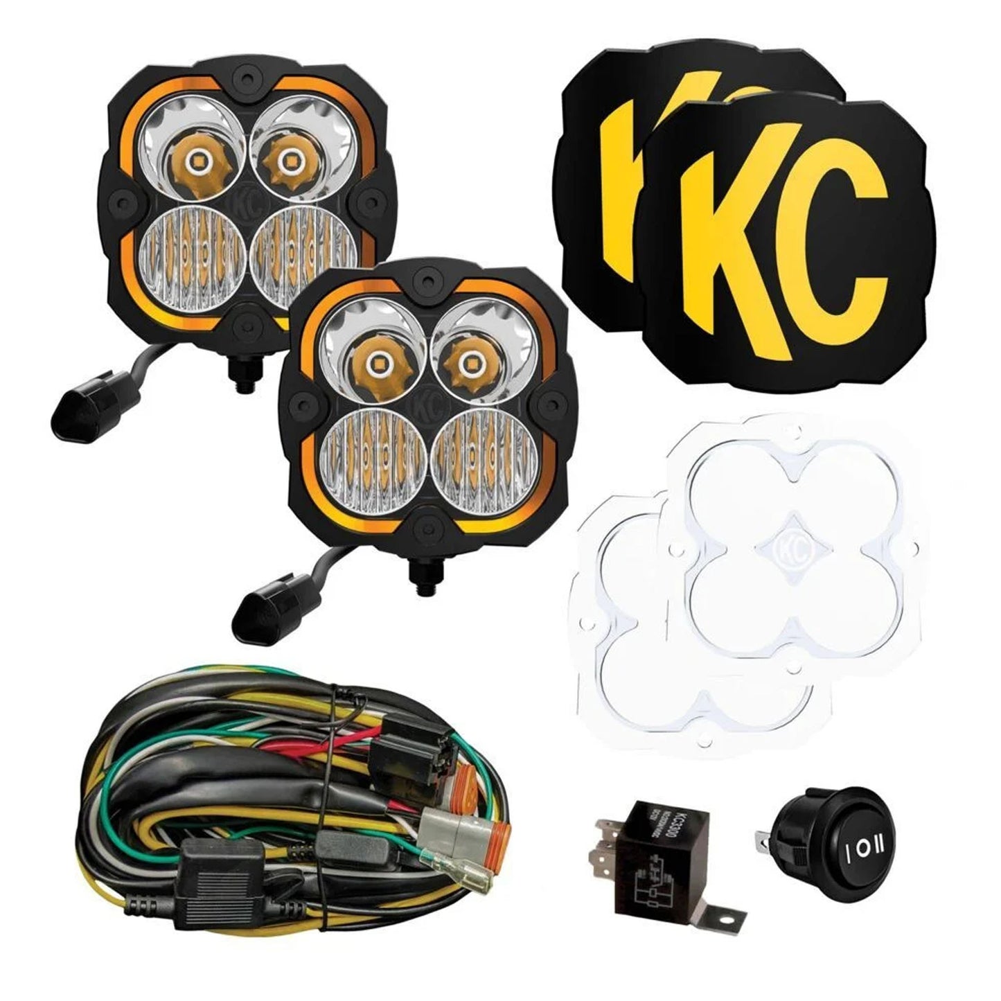 KC HiLites Flex Era Led 4-2-light Pod Kit