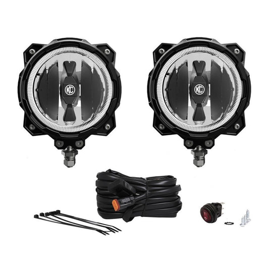 KC HiLites Gravity Pro6 LED Single Pair Pack System