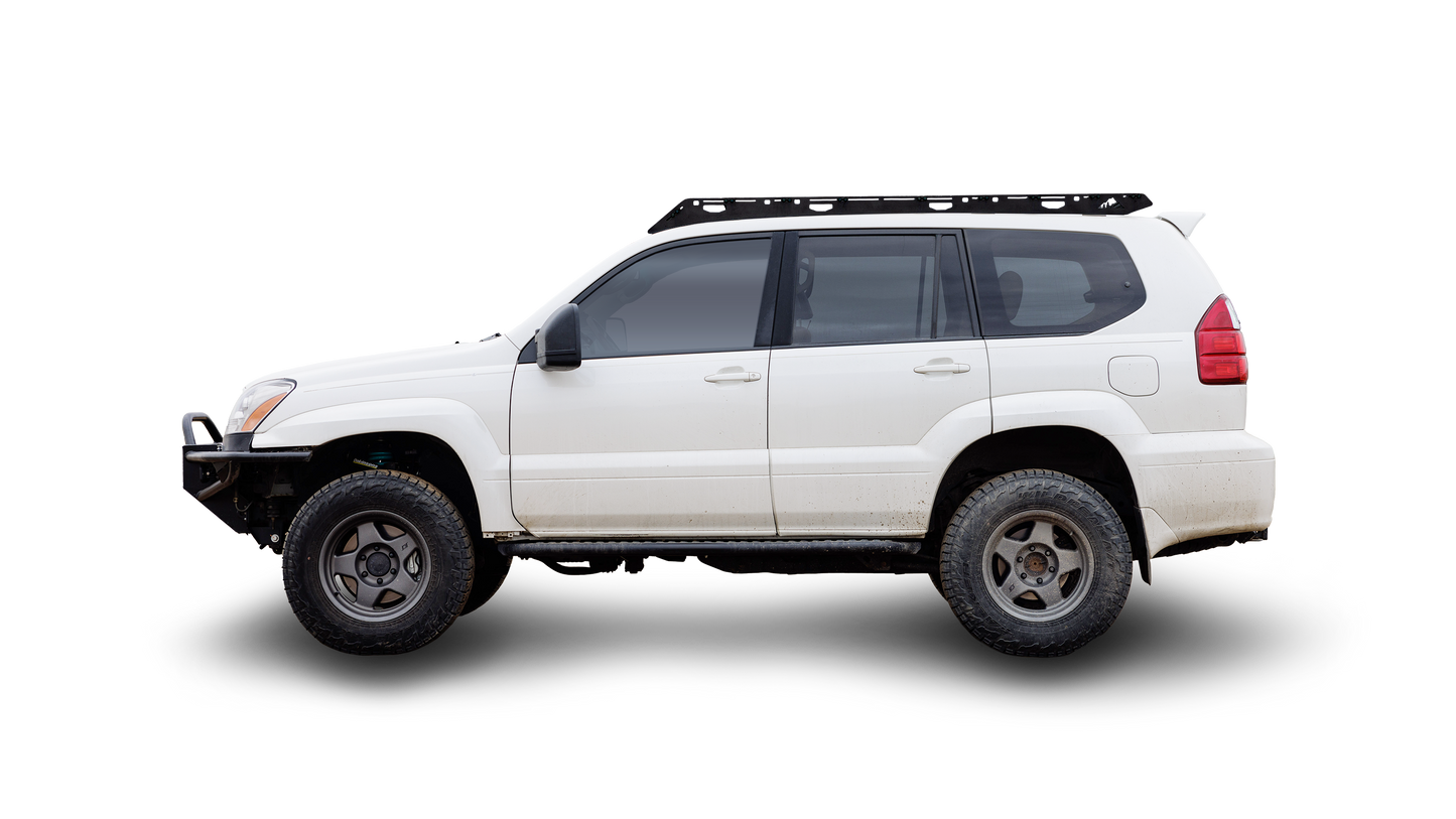 Lexus GX470 Roof Rack 2003 2009 Lexus GX470 Sherpa Equipment Co Berg Peaks Off Road
