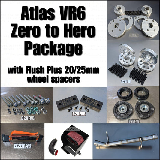 Atlas VR6, Zero to Hero Package, with Flush Plus 20/25mm wheel spacers - Berg Peaks Off-Road