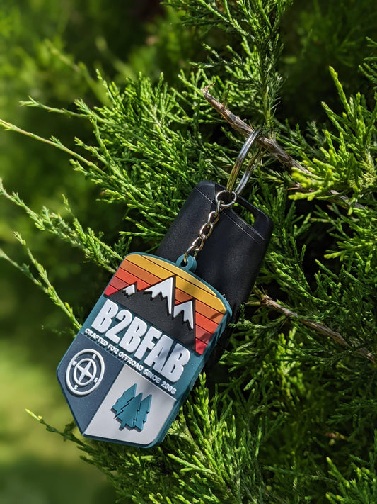 B2BFAB "Crafted For Offroad" Key Chain - Berg Peaks Off-Road