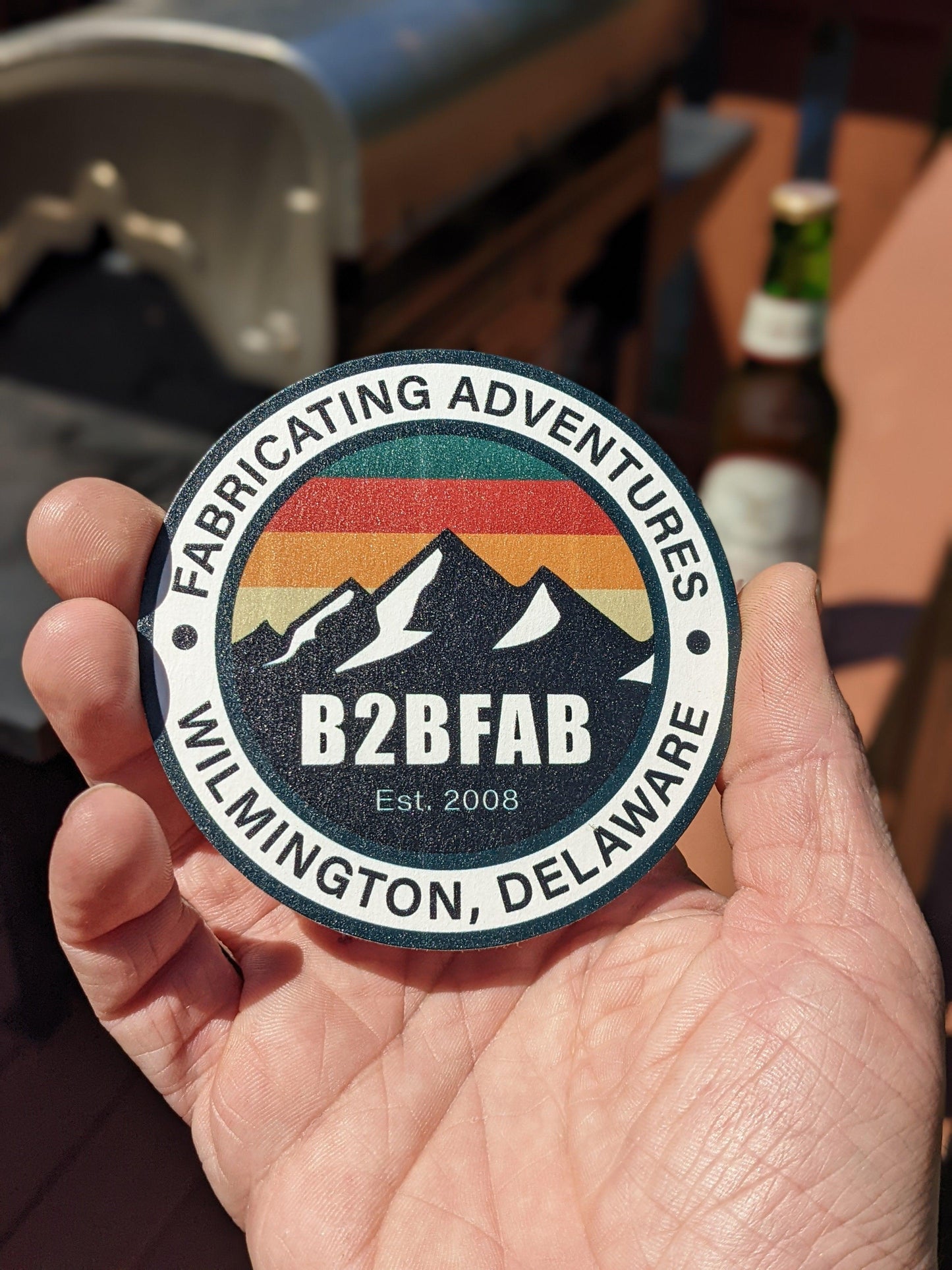 B2BFAB Drink Coaster - Berg Peaks Off-Road