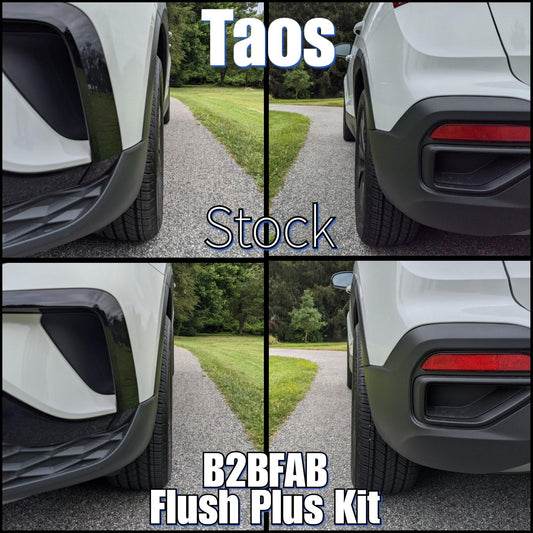 B2BFAB, VW Taos, Flush Plus wheel spacer kit w/hardware (20/25mm) - Berg Peaks Off-Road