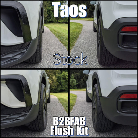 B2BFAB, VW Taos, Flush wheel spacer kit w/hardware (15/20mm) - Berg Peaks Off-Road
