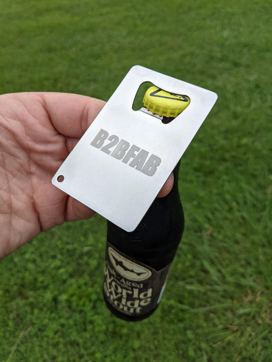 B2BFAB Wallet Size Bottle Opener - Berg Peaks Off-Road