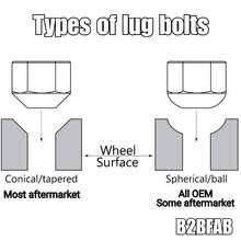 Ball seat, Extended Wheel Bolts (for OEM wheels) - Berg Peaks Off-Road